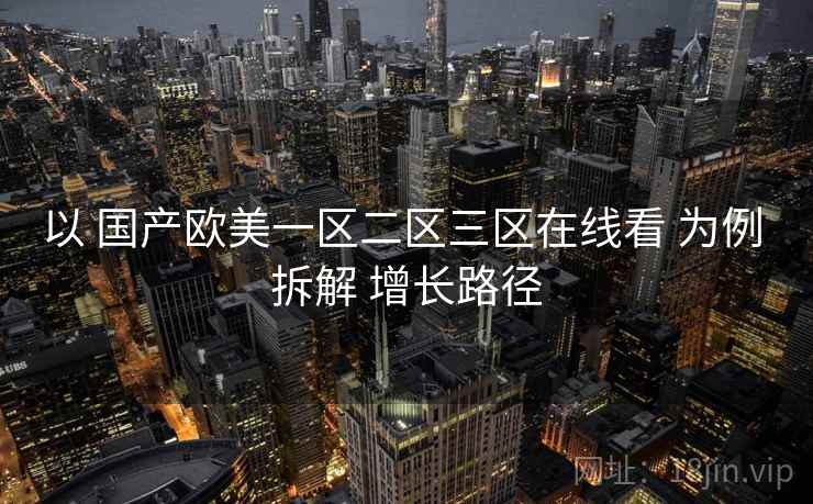 以 国产欧美一区二区三区在线看 为例 拆解 增长路径