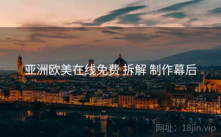 亚洲欧美在线免费 拆解 制作幕后