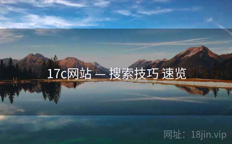 17c网站 — 搜索技巧 速览