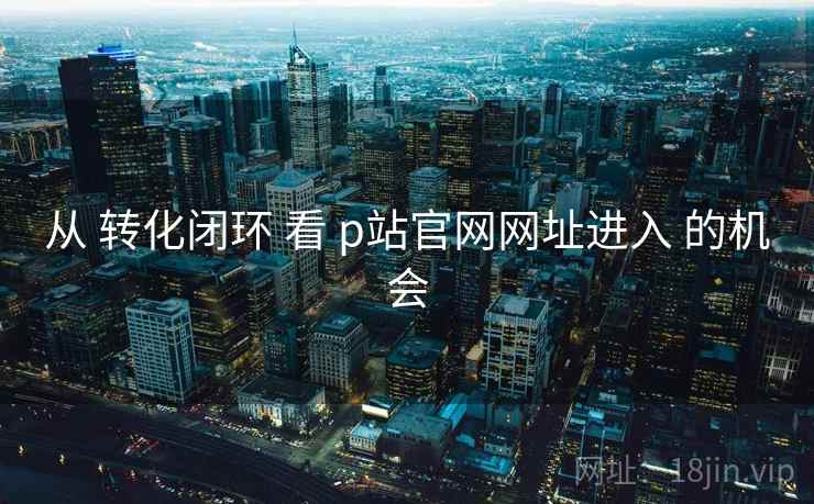 从 转化闭环 看 p站官网网址进入 的机会